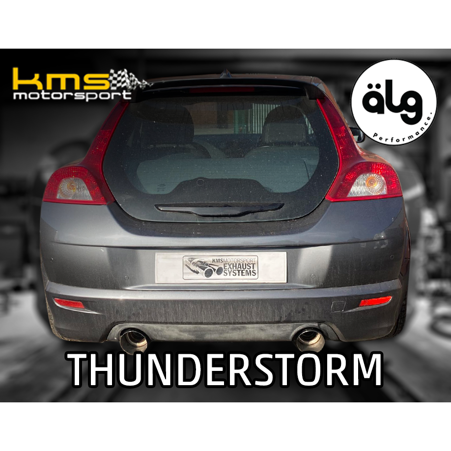 KMS Thunderstorm Exhaust System - Volvo C30 PreFacelift