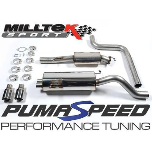 Milltek Fiesta ST180 Cat Back Exhaust (Resonated) - ÄLG Performance